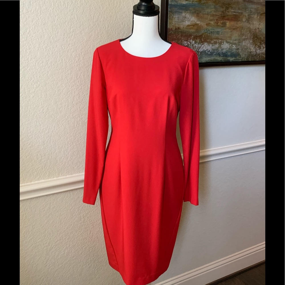 EUC Cremieux Red dress
